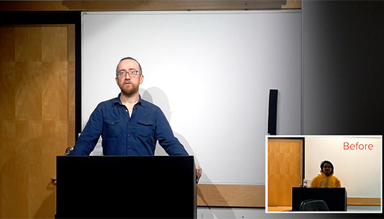Fiilex track lighting for University Lecture Hall
