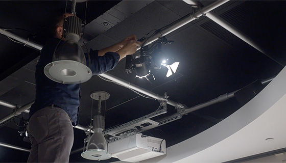 Fiilex track lighting for University Lecture Hall