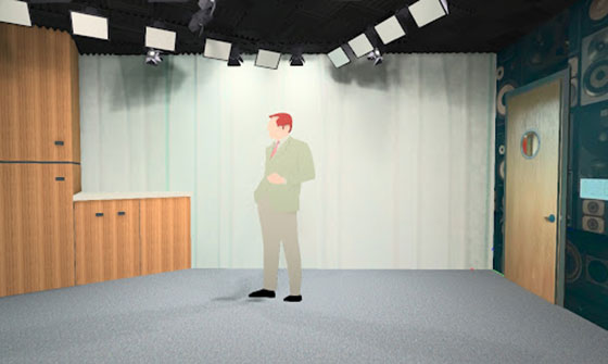 Fiilex Track Lighting social media studio rendering before and after image