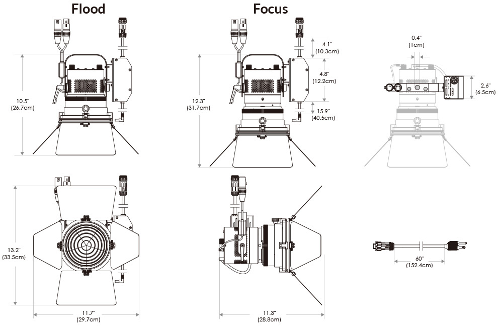 Fiilex P3F Fresnel Light